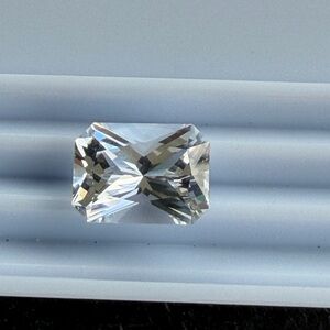 Rare Gahnite Fancy Cut Clear Gemstone 10.44 carats.